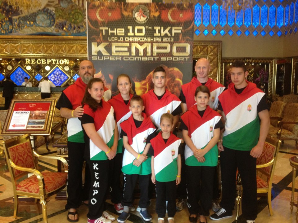 budajeno kempo klub tagjai a vilagbajnoksagon